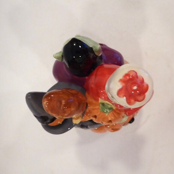 NEW 10” HALLOWEEN PUMPKIN WITCH SKELETON DRACULA CERAMIC ELECTRIC LAMP - Picture 10 of 16